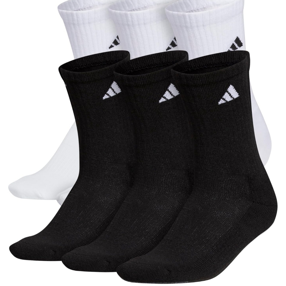 adidas Black and White Athletic Socks